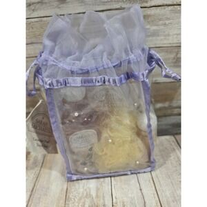 Sarah Michaels Lavender Pearl Travel Bag Gardenia Bath Shower Gel Loofah READ